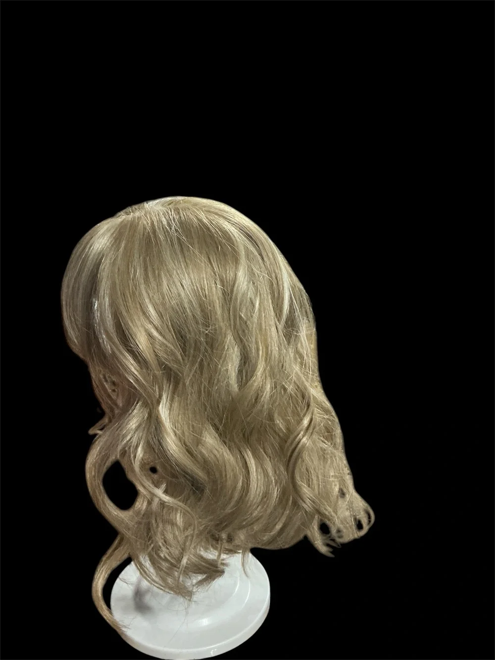 Blonde Wavy Women's Wig with Bangs CSC Marseille Couture Honey